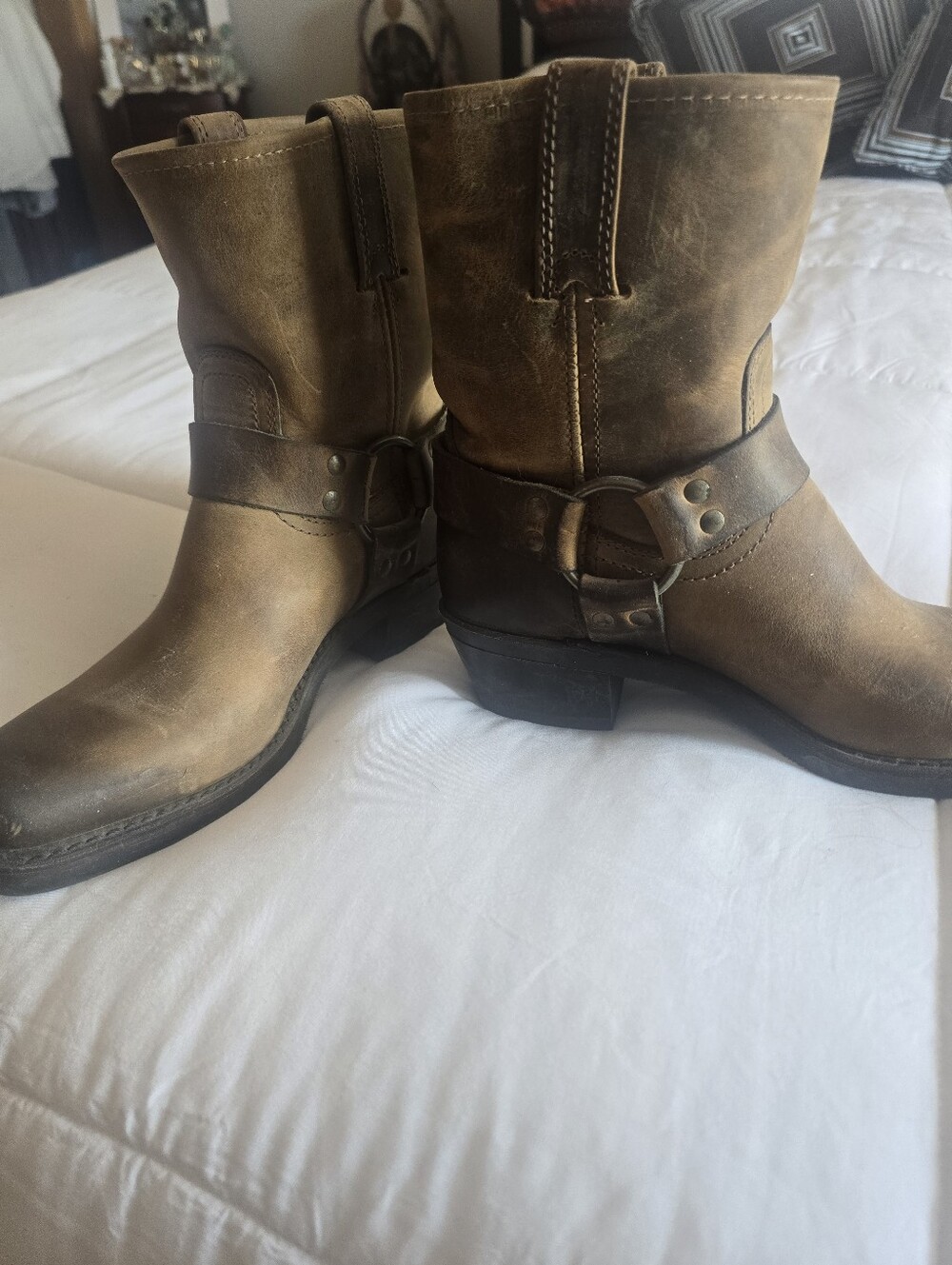 Frye Womens Boots Harness Style - Picture 3 of 5